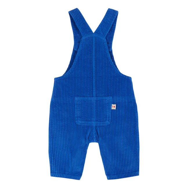 Salopette Velours Côtelé | Bleu roi