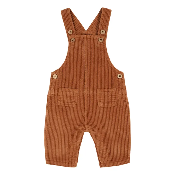 Salopette Velours Côtelé | Caramel- Image produit n°0