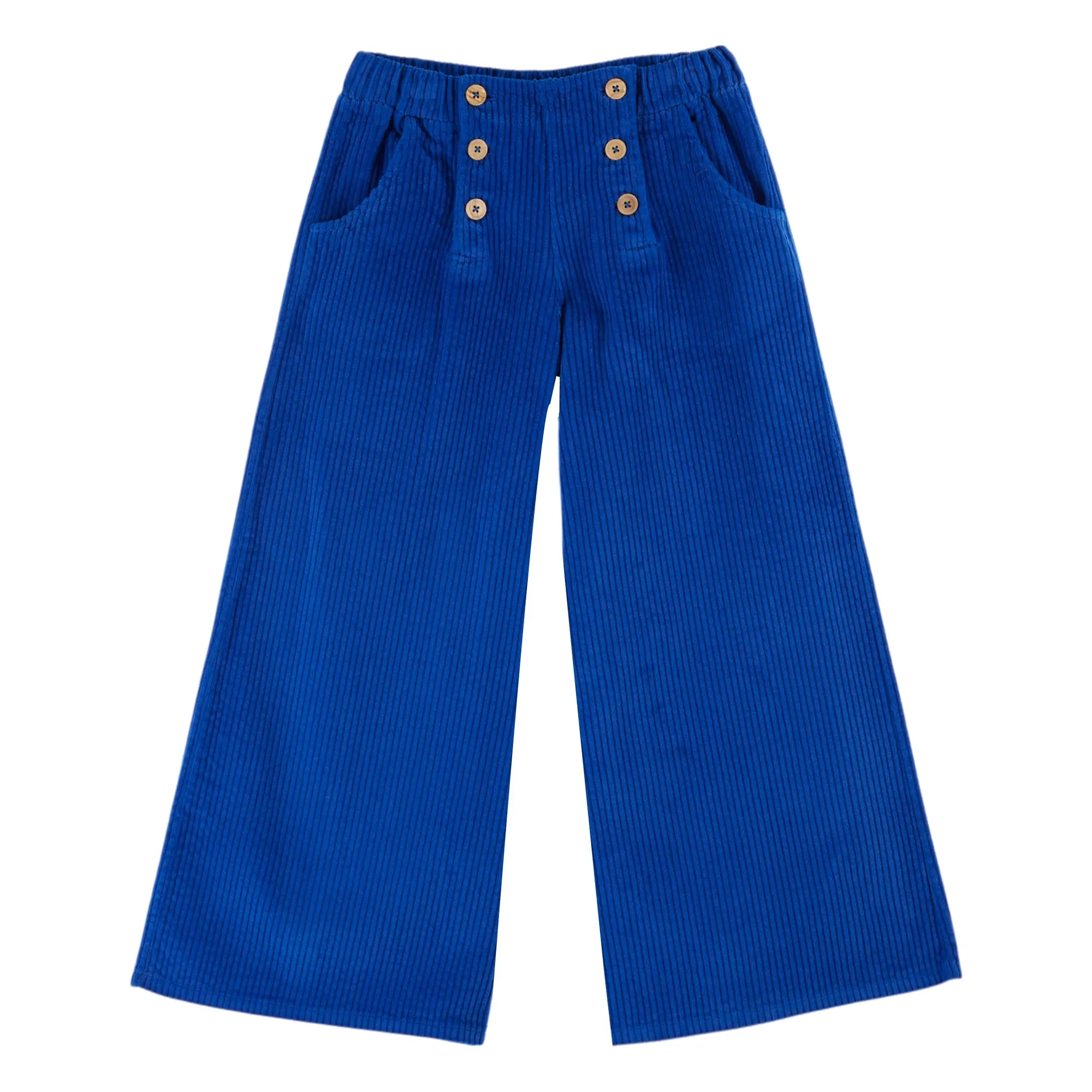 Emile Et Ida Royal Blue Corduroy Bridge Pants