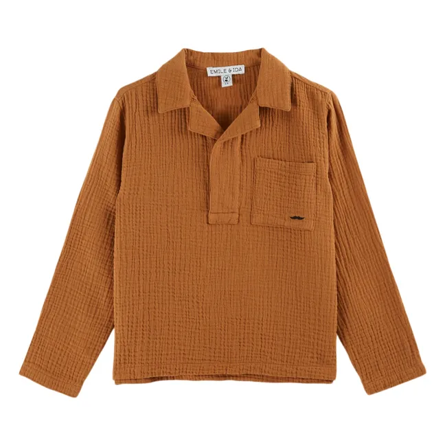 Kurta Gaze de Coton | Caramel