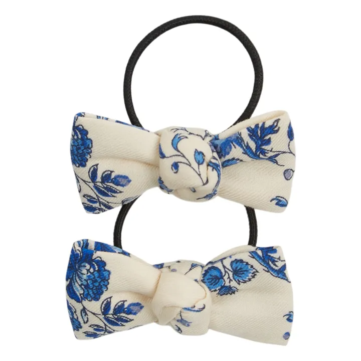 Batch 2 Flowered Elastics | Ecru- Product image n°0