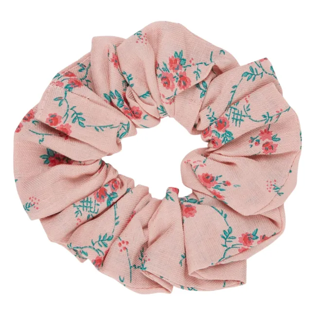 Chouchou Fleuri | Rose pâle