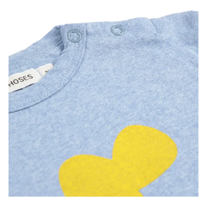 Camiseta Tren de algodón ecológico | Azul moteado- Imagen del producto n°1