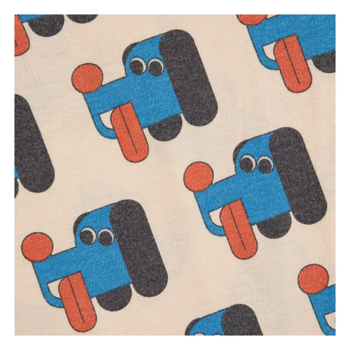 Camiseta Perros Algodón Ecológico | Beige- Imagen del producto n°4