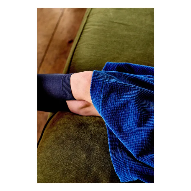 Jupe Garance Coton Bio | Bleu électrique