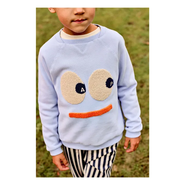 Sweat Gilberto Coton Bio | Bleu