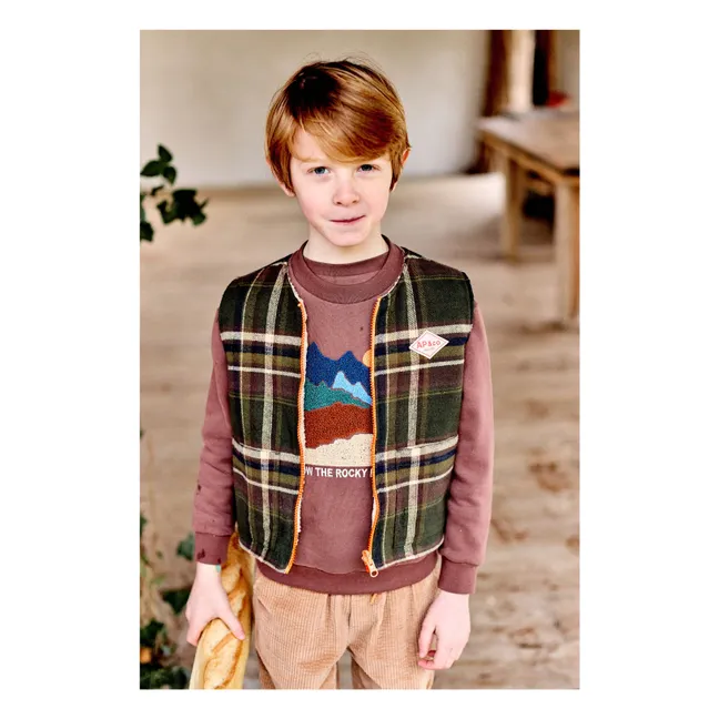 Sweatshirt Gulian Bio-Baumwolle | Braun