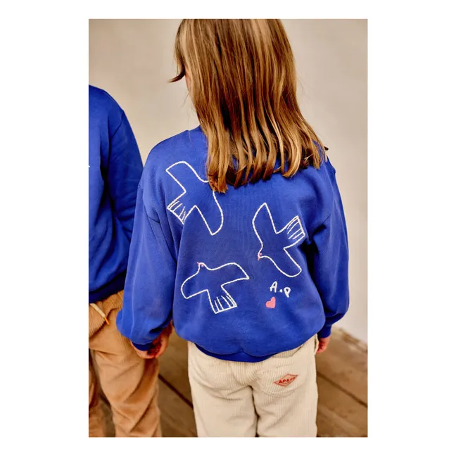 Sweat Gwendale Coton Bio | Bleu