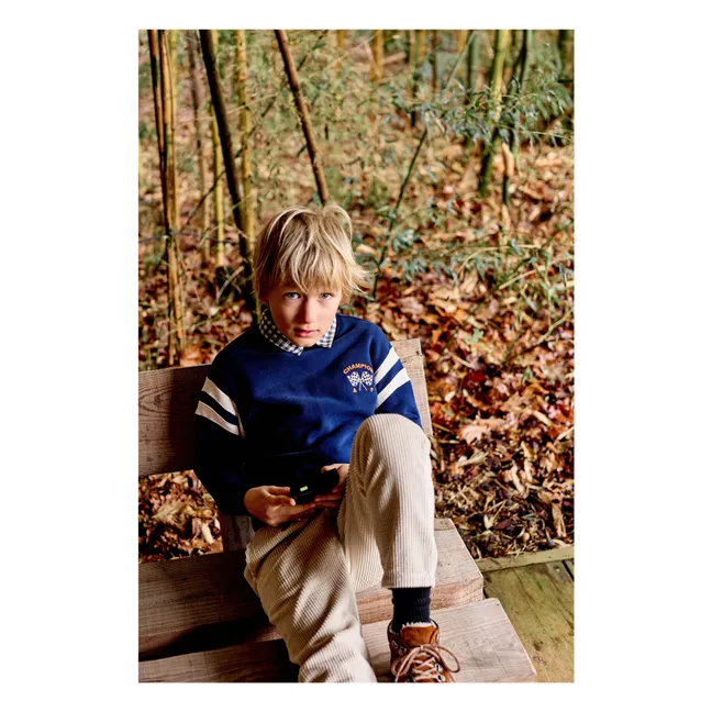 Sweat Godson Coton Bio | Bleu marine