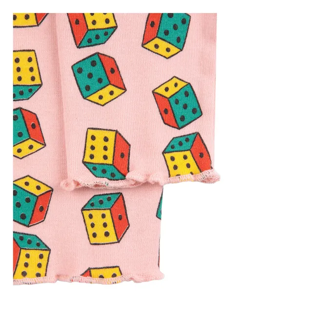 T-shirt Dés Coton Bio | Rose pâle