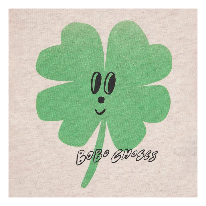 Camiseta de algodón orgánico Colorblock Clover | Crudo- Imagen del producto n°4