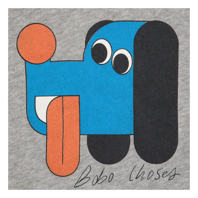 Sweat Chien | Gris chiné