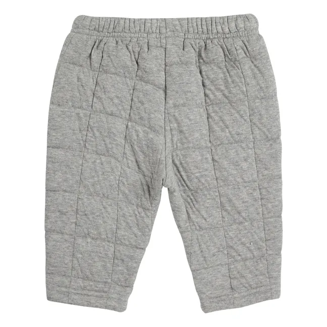 Jogger Matelassé | Gris chiné