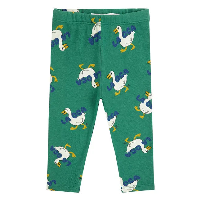 Legging Canards Coton Bio | Vert