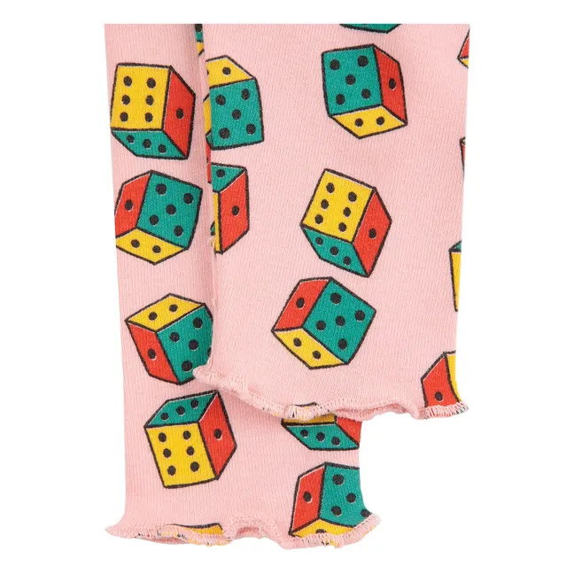 Legging Dés Coton Bio | Rose