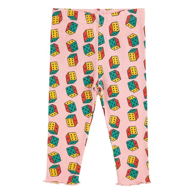 Legging Dés Coton Bio | Rose