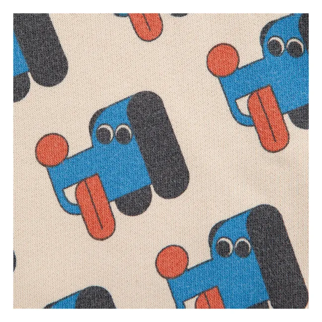Sweat Chiens Coton Bio | Beige