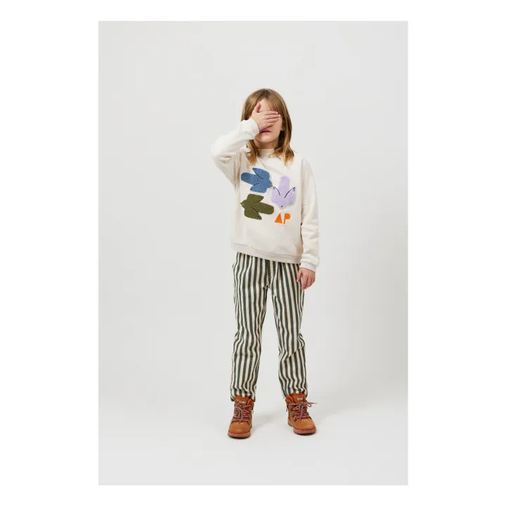 Sweat Gaetane Coton Bio | Sable- Image produit n°1