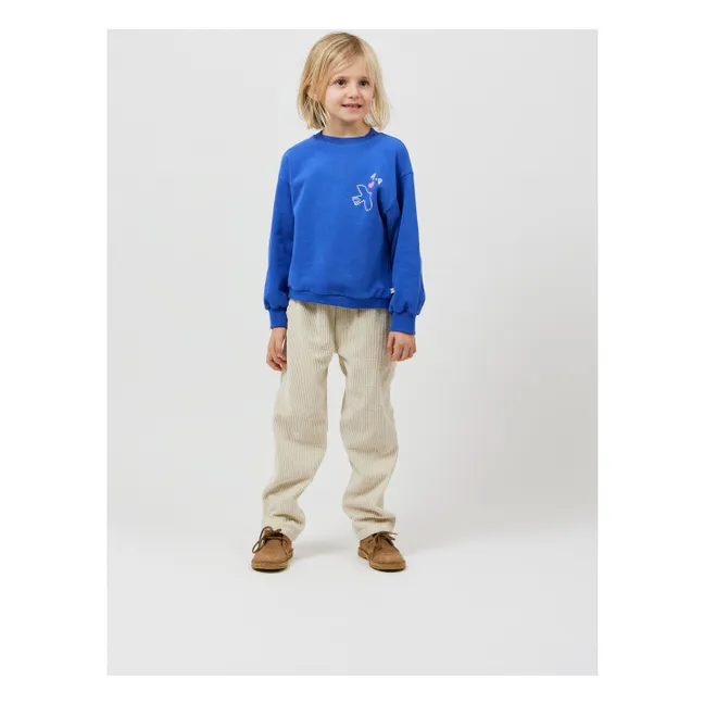 Sweatshirt Gwendale Bio-Baumwolle | Blau