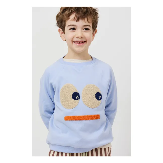 Sweat Gilberto Coton Bio | Bleu