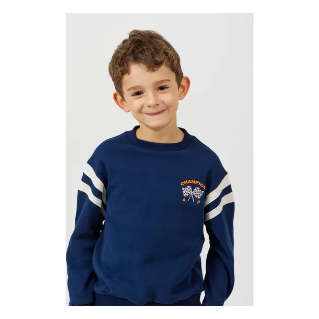 Sweat Godson Coton Bio | Bleu marine