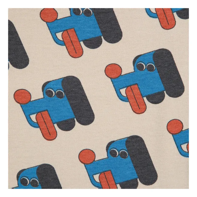 Combinaison Chiens Coton Bio | Beige