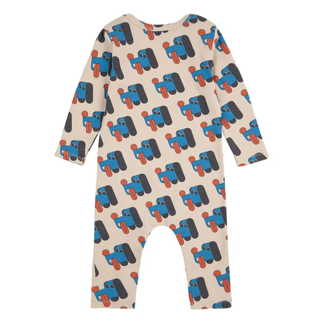 Combinaison Chiens Coton Bio | Beige