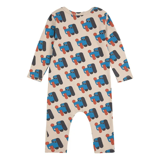Tuta per cani in cotone biologico | Beige