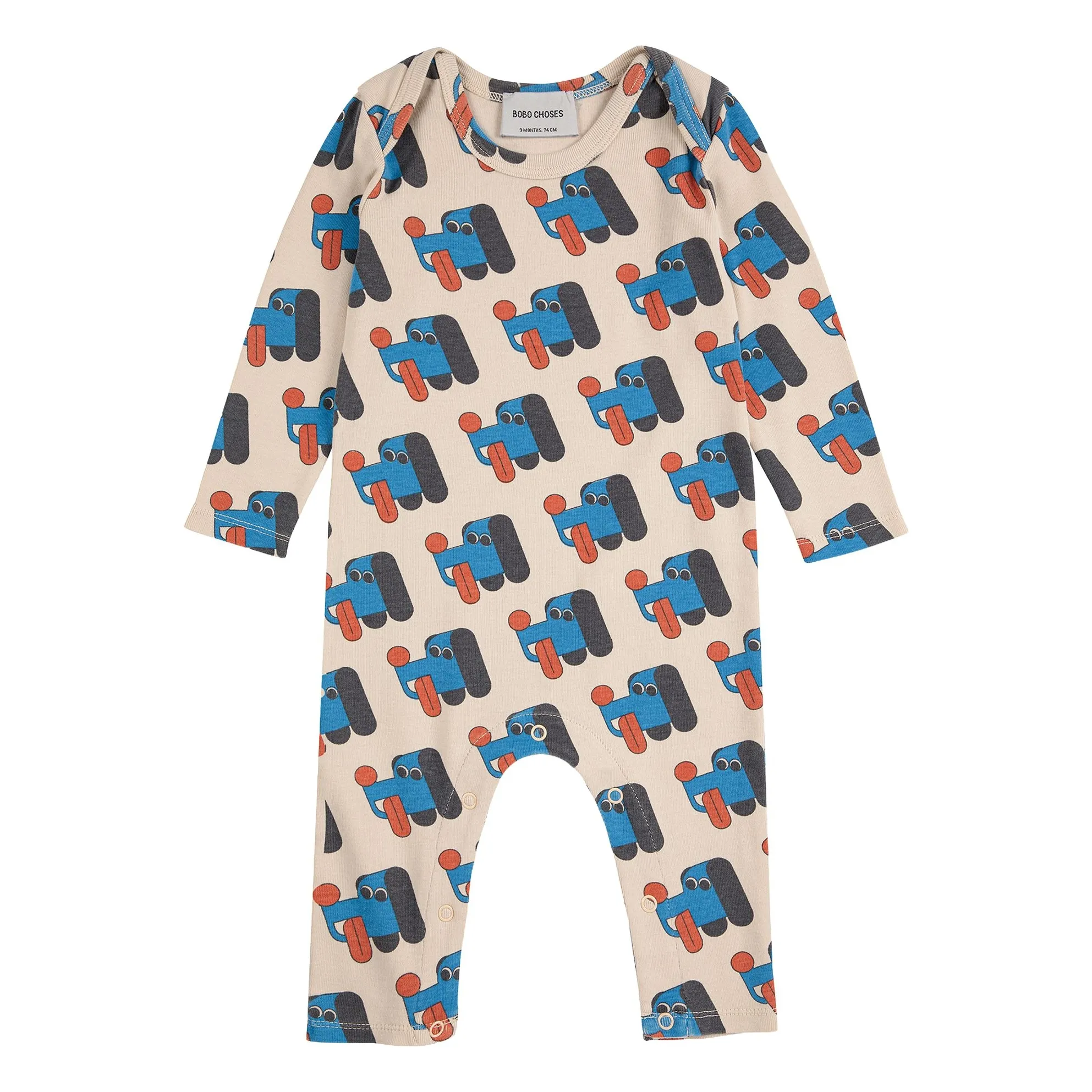 Bobo Choses Beige Organic Cotton Dog Suit