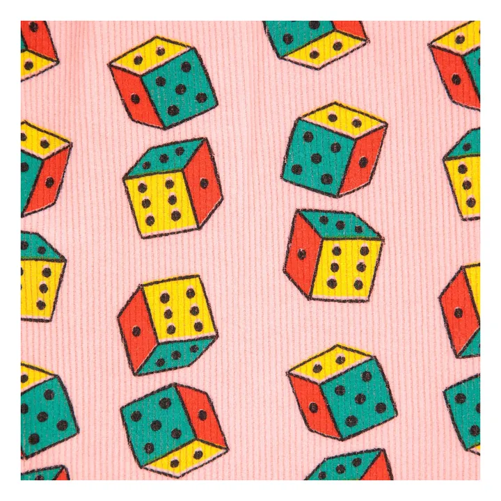 Pantalon Dés Velours Côtelé Coton Bio | Rose- Image produit n°8