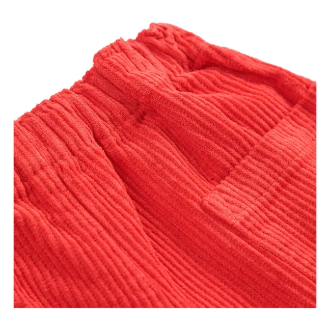 Pantalon Velours Côtelé | Rouge