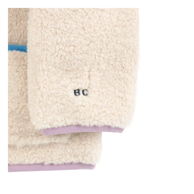 Veste Réversible Façon Sherpa Fibres Recyclées | Lilas