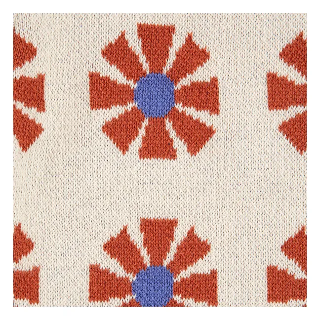Pantalon Jacquard Maille Coton Bio | Beige