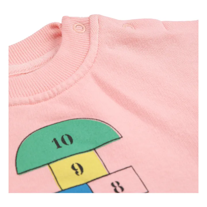 Sudadera Marelle de algodón orgánico | Rosa- Imagen del producto n°3