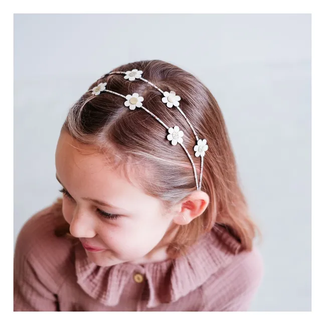 Alice Daisies headband | Cream