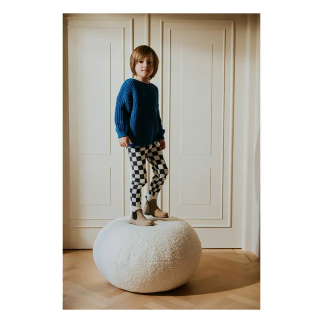 Pull Chunky Coton Bio | Bleu roi