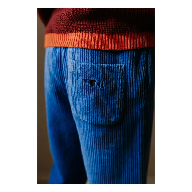 Pantalones de pana ecológica | Cobalto