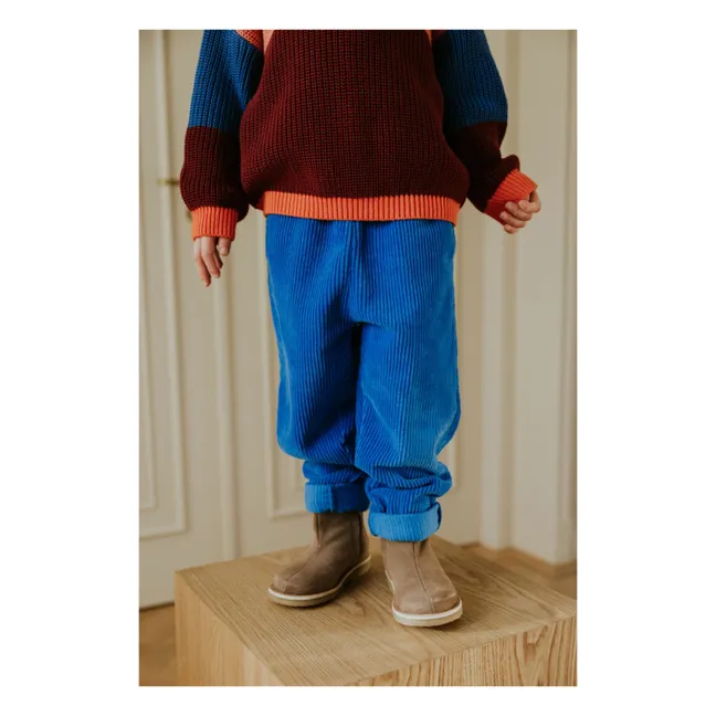 Pantalones de pana ecológica | Cobalto