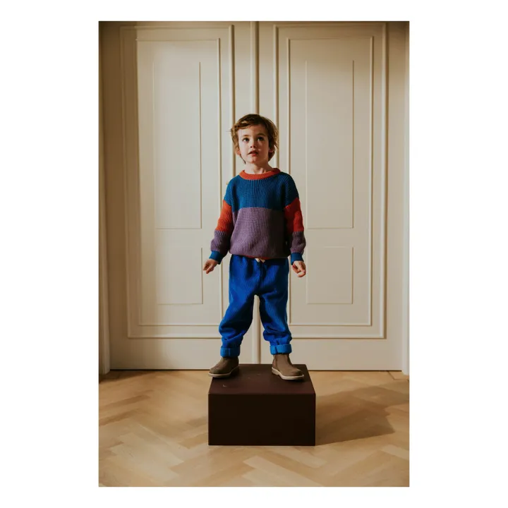 Pantalones de pana ecológica | Cobalto- Imagen del producto n°3