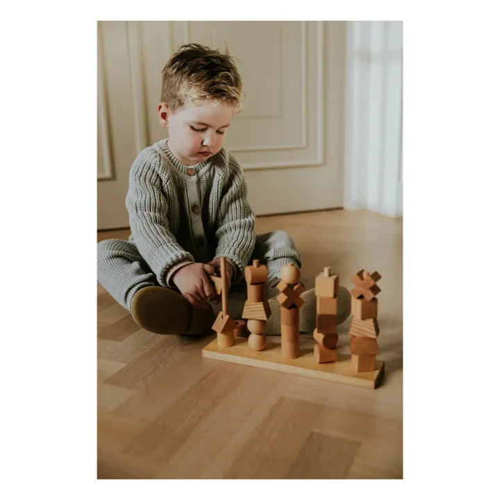 Chaqueta de algodón orgánico | Gris- Imagen del producto n°4