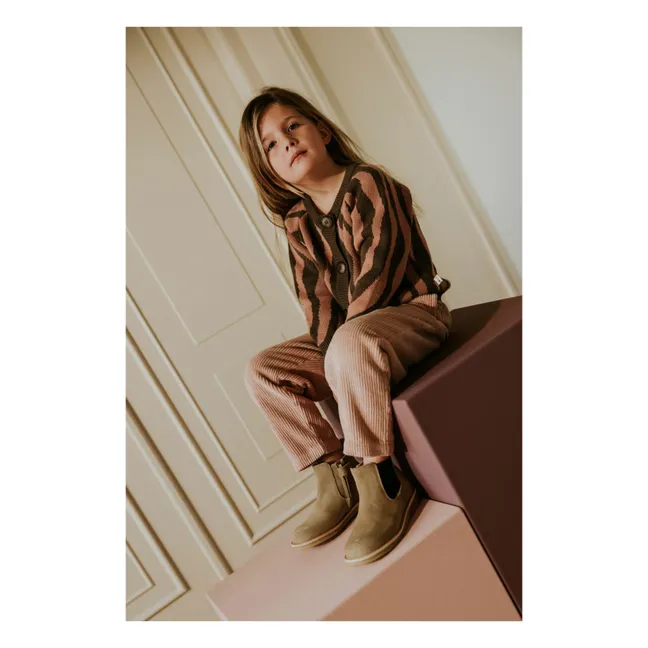 Pantalon Beau Velours Côtelé Bio | Rose pâle