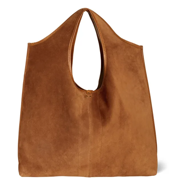 Paco Tote de terciopelo | Caramelo