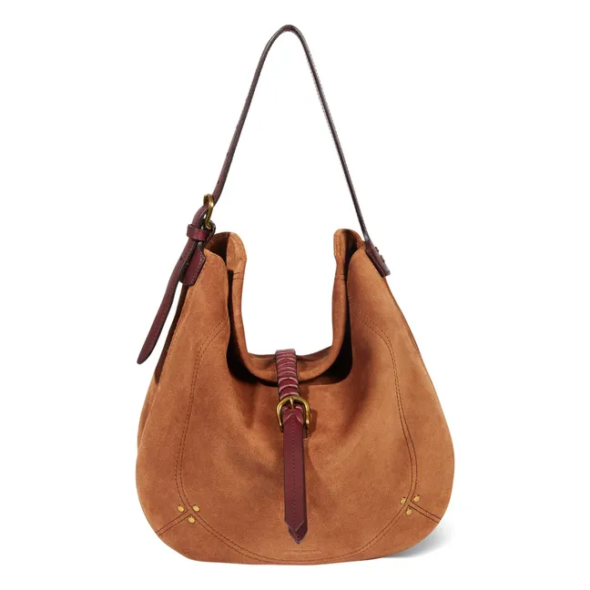 Bolsa Luis Velvet Croûte | Caramelo