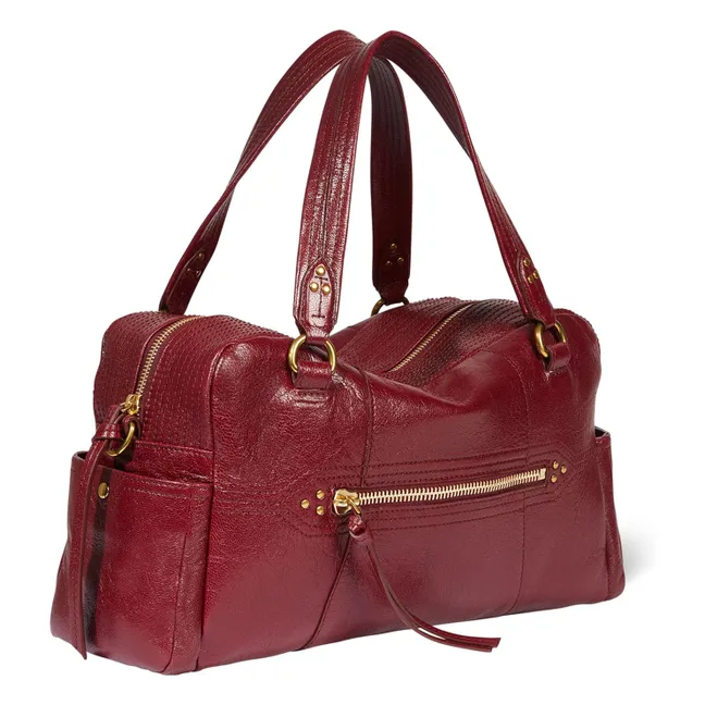 Lucky Bowling Bag Goat | Burgundy