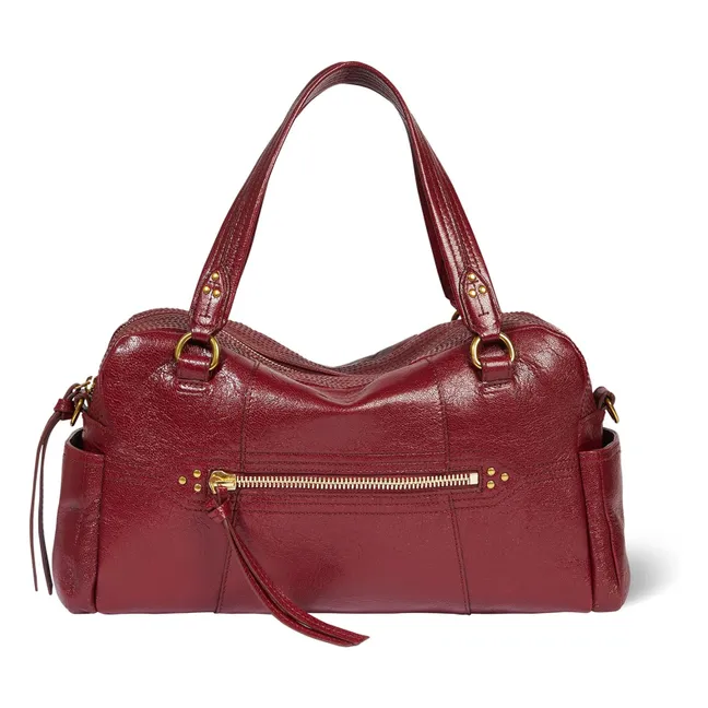 Lucky Bowling Bag Goat | Burgundy