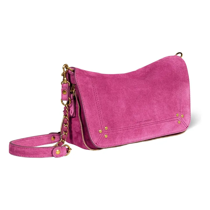 Sac Bobi S Croûte de Velours | Rose fuschia- Image produit n°3