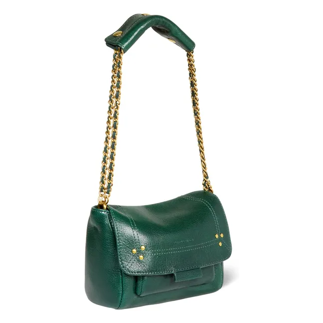 Lulu S Bag Goat | Chrome green