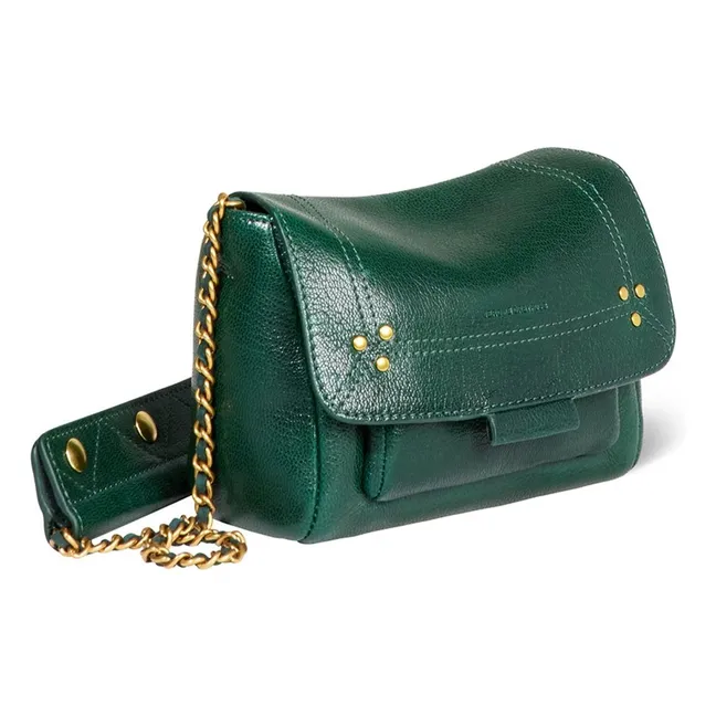 Lulu S Bag Goat | Chrome green