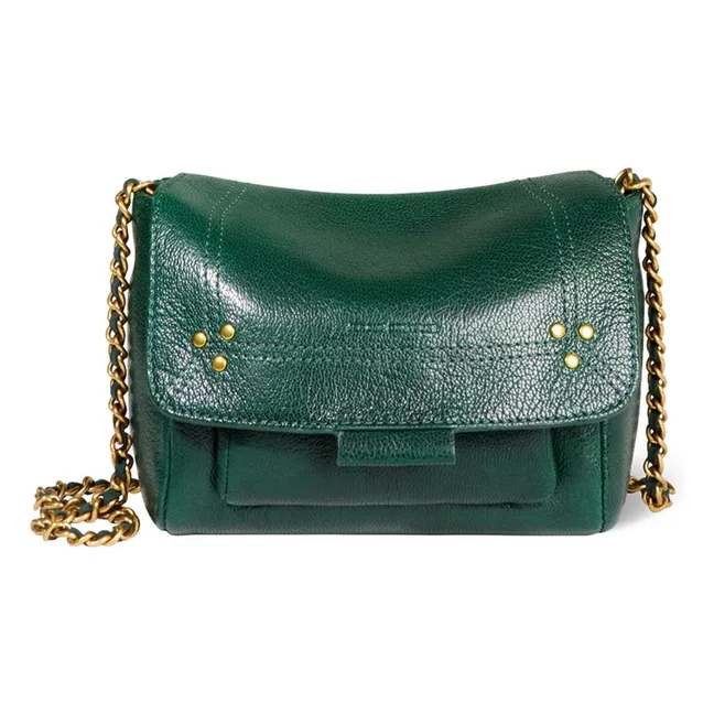 Lulu S Bag Goat | Chrome green