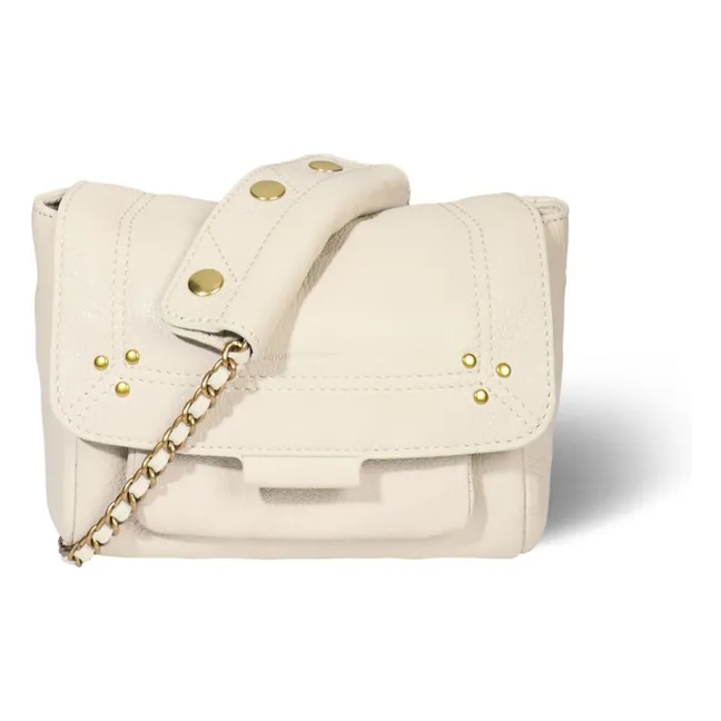 Sac Lulu S Chèvre Grainé | Ecru